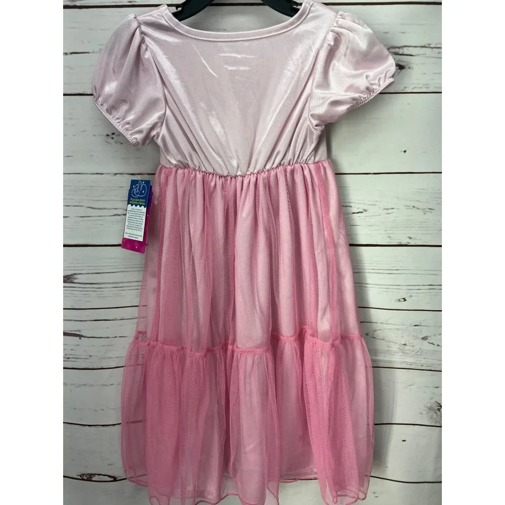 Disney Beautiful Pink Princess‎ Shimmery Tulle Fancy Nightgown Size 3T - Picture 2 of 8
